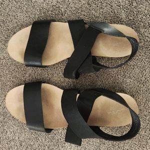 Black sandals